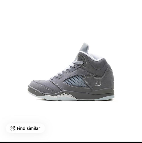 AJ 5 WOLF GREY